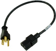 Outside 7 in.; 0.253 in. Volex Power Cords 17742 10 B1 Power Cord; 10 A; 386 A; SVT Beldfoil Shielded; 6 Ft